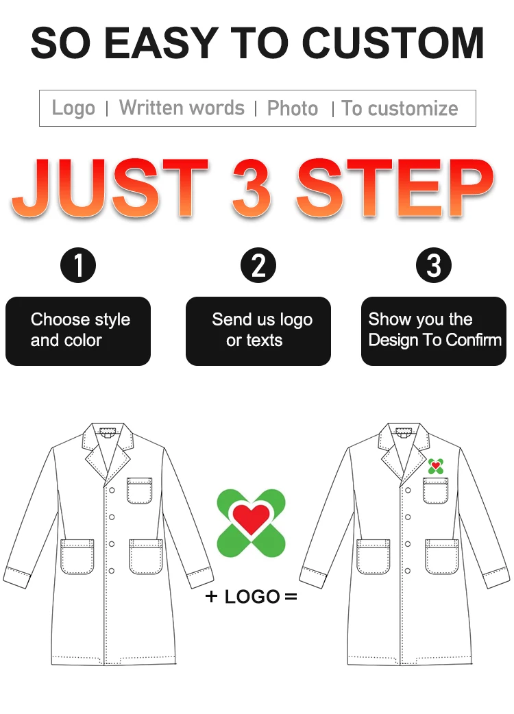 Beauty Salon Working Shirt Long Sleeve Medical Uniforms Women Nurse Uniforms for Hospital Personal Nurse White Uniform Designs