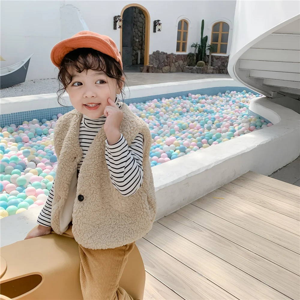 OEM оптовая продажа жилеты для мальчиков и девочек осень и зима детская одежда