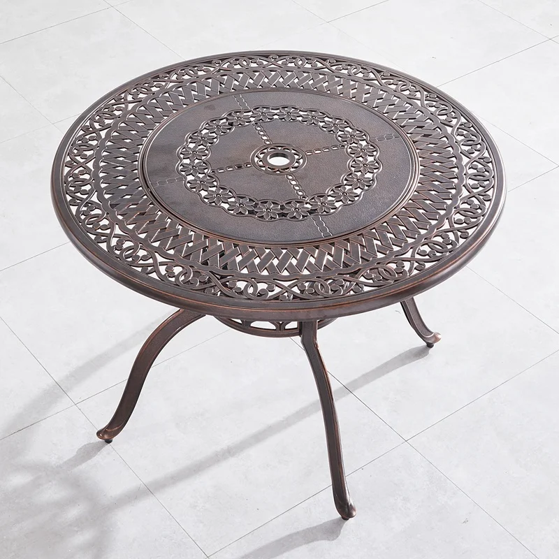 Luxury Modern Casting Aluminum Outdoor Garden Table  In Cheap Price
