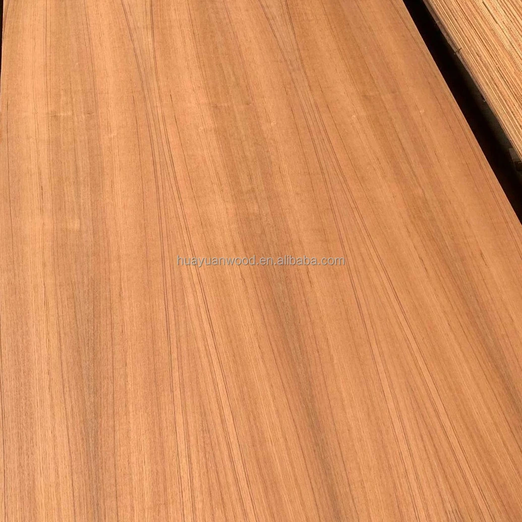 Factory Directly Sale AA+  AA Grade 4mm Straight Line Natural Teak oak  ASH Veneer Plywood