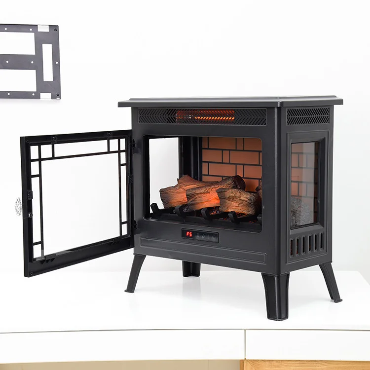 
Custom 14 24 inches modern electric heater freestanding electric 3d fireplace 1500 