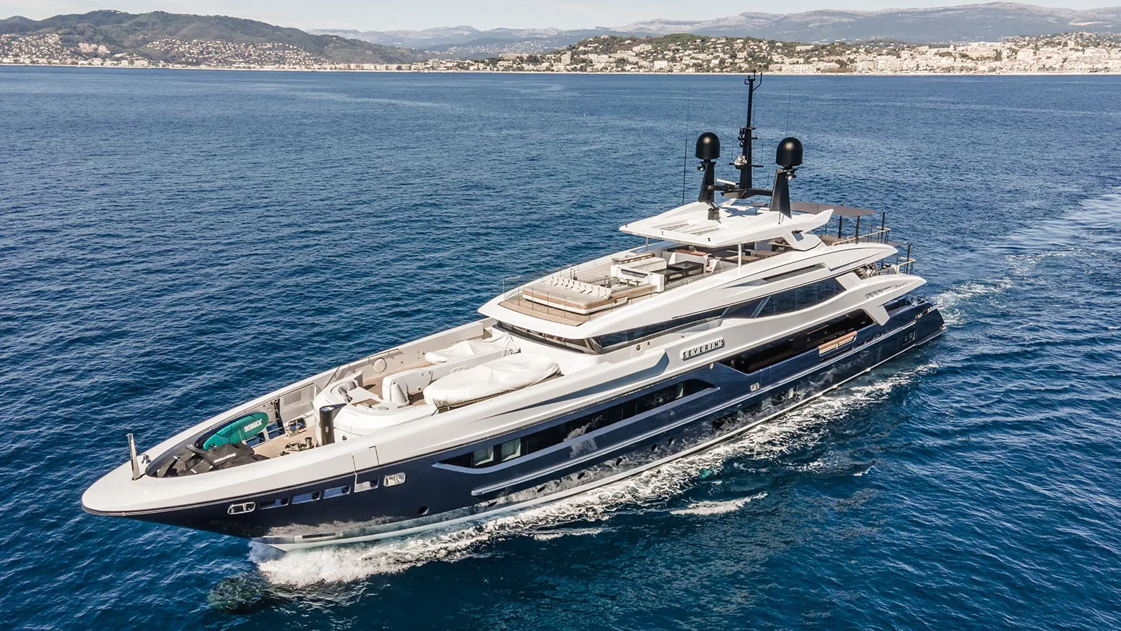 JNCN New Design 180ft Alloy hull material custom super yacht luxury mega yacht for sale