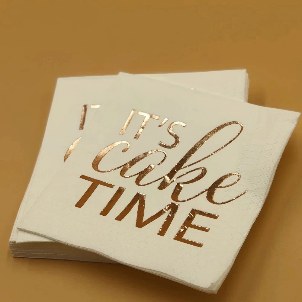 Gilded printing tissue  decorative napkins factory manufacturer