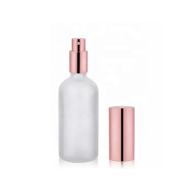 100ml Colored Matte Frosted Empty Glass Spray  Clear Perfume Bottle with Mist Sprayer
