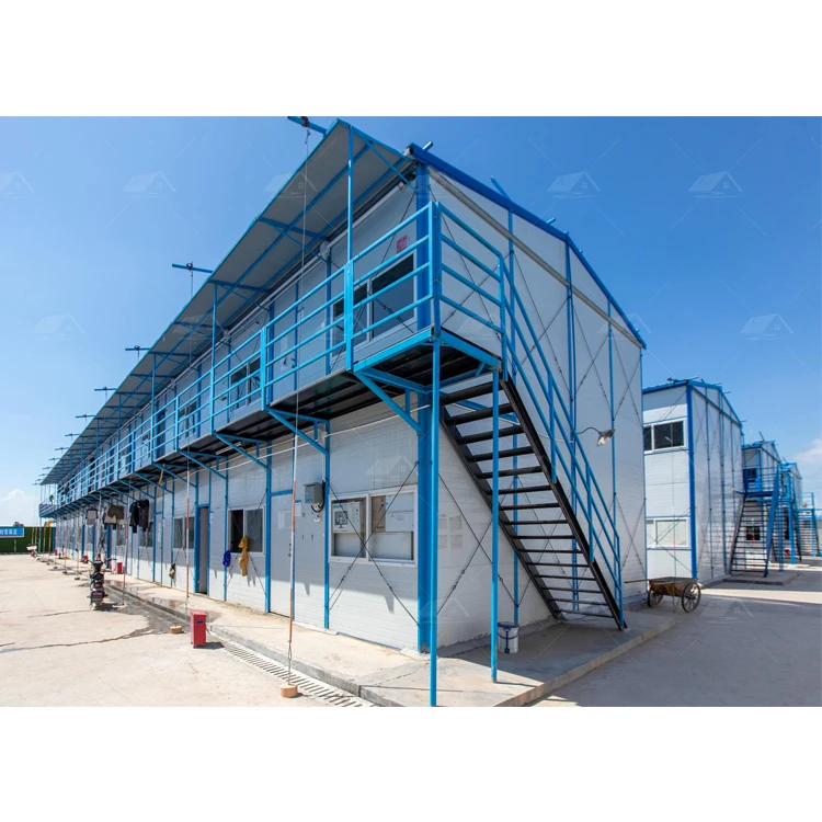 Modular Public K Type Prefab  House Factory Supply Low Price Two-Story Mine Dormitory