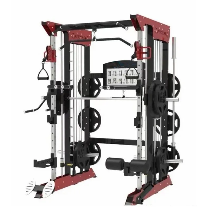 Commercial Multistation Home Gym Multi Function Multifunctional Rack Trainer Station Smith Training Machine
