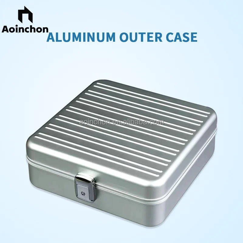 Aluminum Alloy Watch Storage Suitcase Watch Storage Box Waterproof Shockproof Anti-theft Watch Storage Display Cabinet