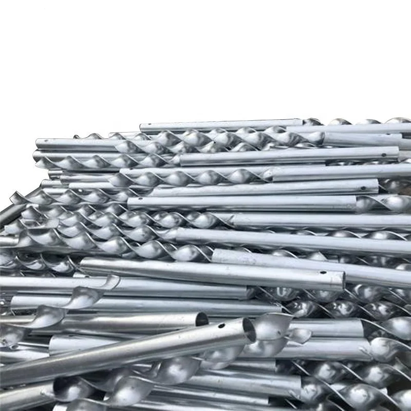 Ground Anchor Ground Screw Pile Concrete Ground Anchor Screw Mounting Solar Racking Pipe in Stock