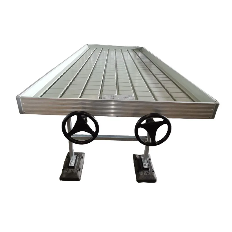 Rolling bench planting table greenhouse tide rise and fall ABS plastic planting table