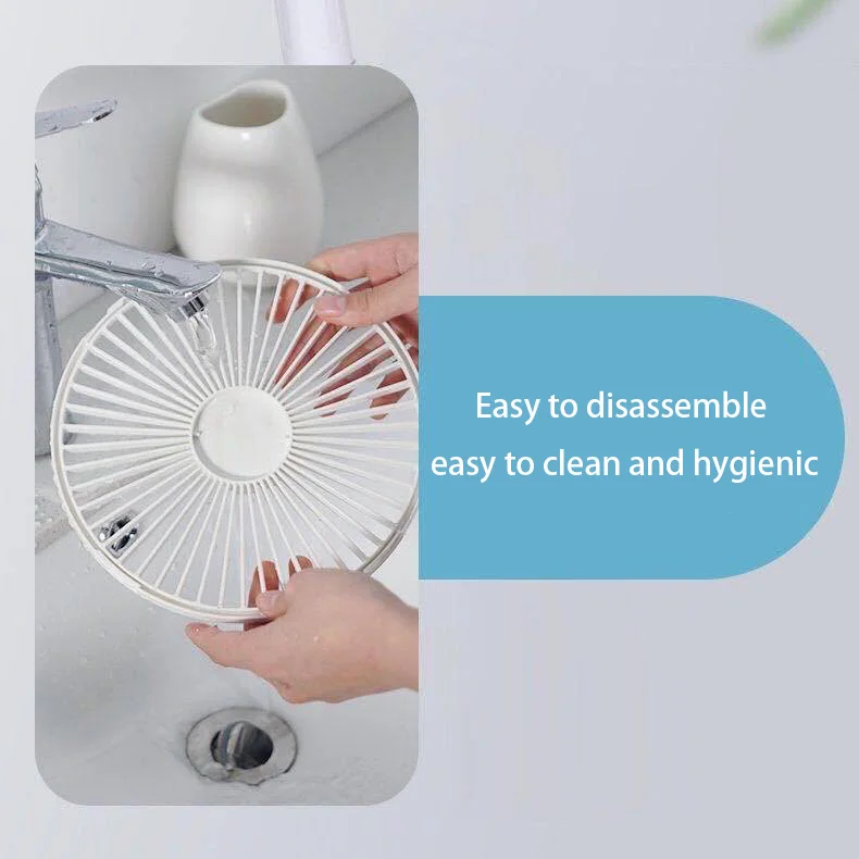 USB rechargeable 7200mAh Battery 20 hours Foldable Fan Portable Mini Air Cooler Folding fan