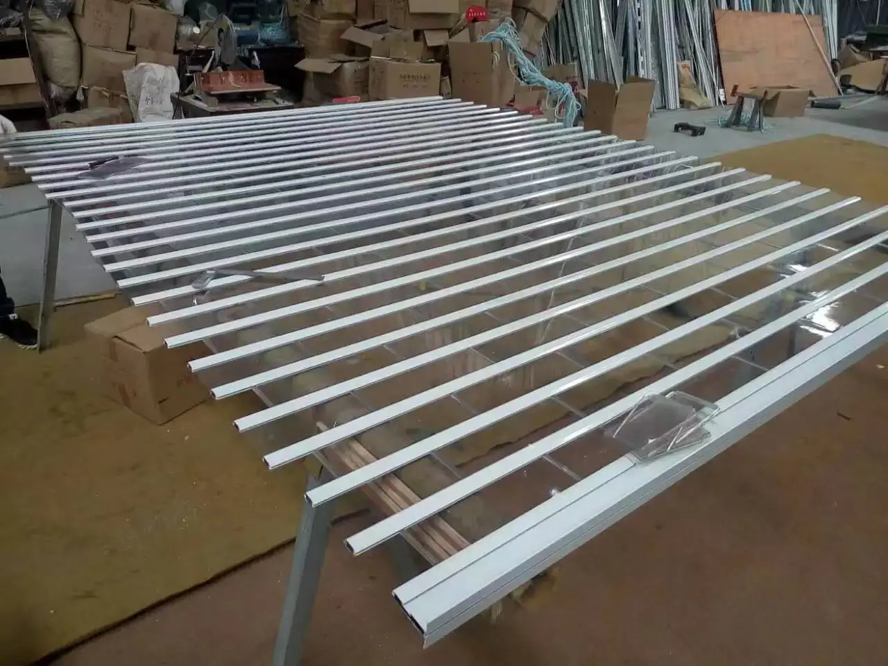 transparent clear crystal polycarbonate  automatic commercial roller small slat long strip shutter door factory rolling door