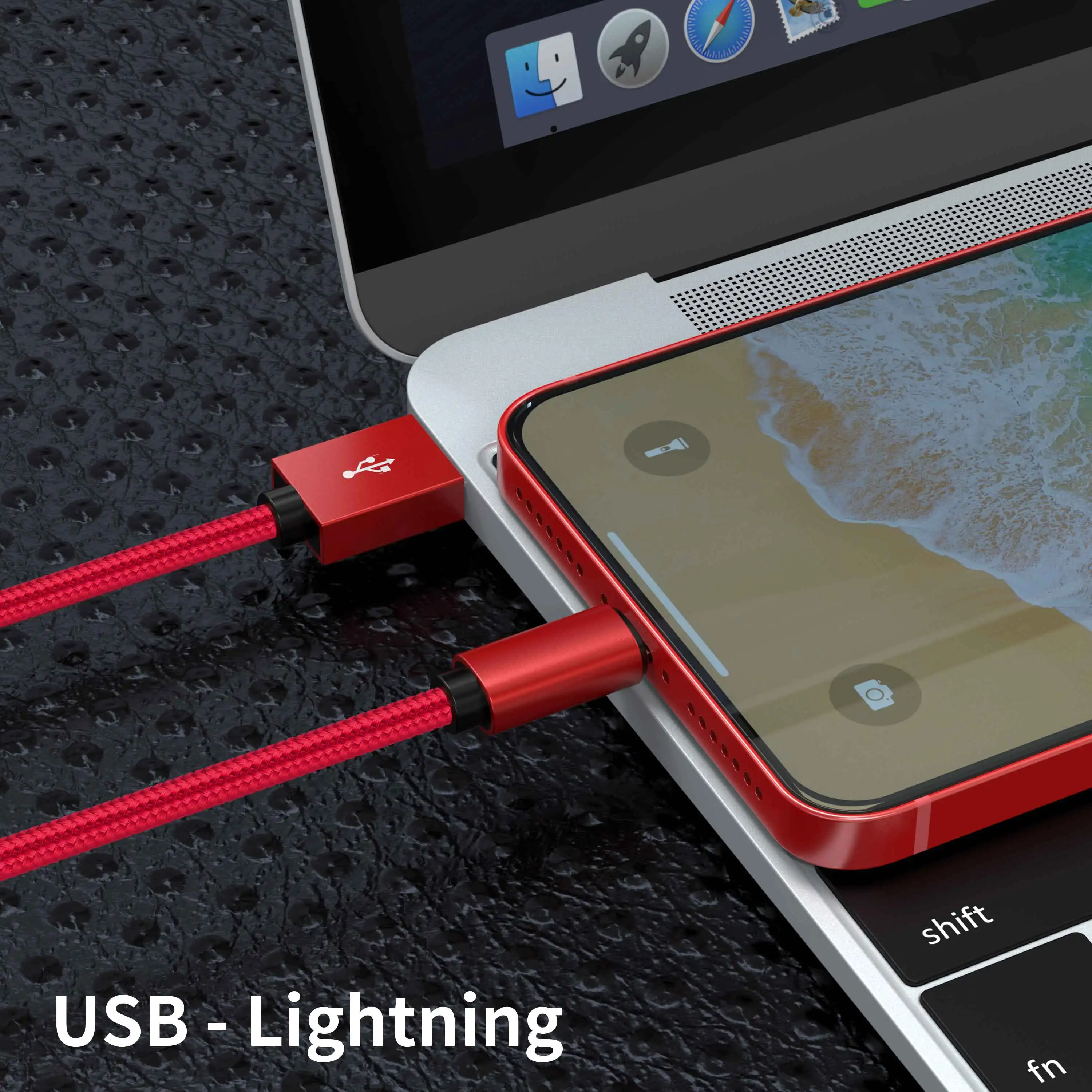 цветной Фабричный изготовленный на заказ USB 2,0 зарядный шнур 8 Pin Micro Type c плетеный нейлоновый зарядный кабель