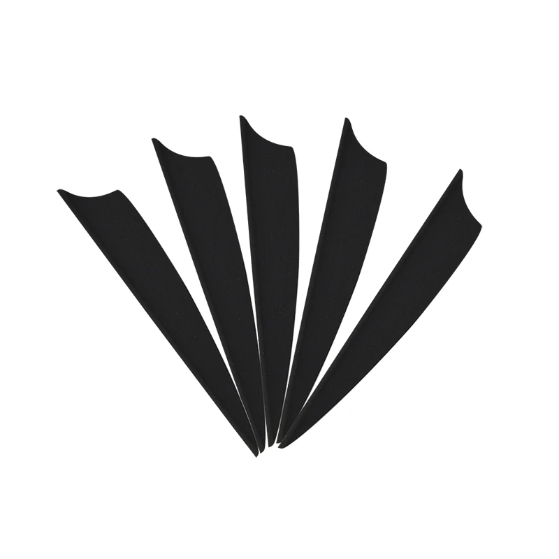 Archery 1.75 2 2.5 3 4 5 Inch Arrow Vanes Feather for Fiberglass Carbon Arrows Compound Recurve Bow Hunting