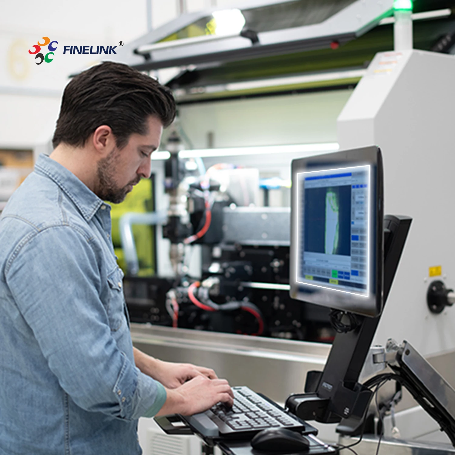 FINELINK Custom Tempered Glass Industrial Pcap Ctp 10.1 11.6 12.1 15.6 21.5 32 Inch Capacitive Touch Screen Panel Kit