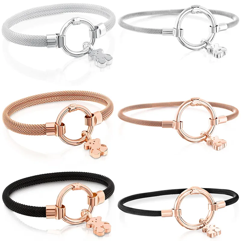 For touses silver jewelry/fine jewelry bracelets bangles/silver spanish classic bear