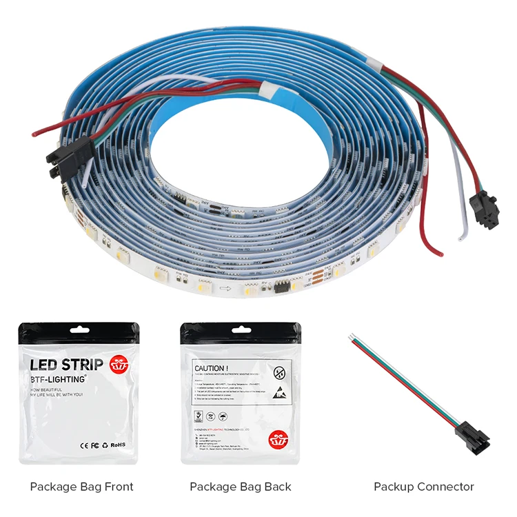Hot Products Similar Sk6812 T1824 SPI Led Strip Addressable Rgbw Pixel 12V 24V Ws2814