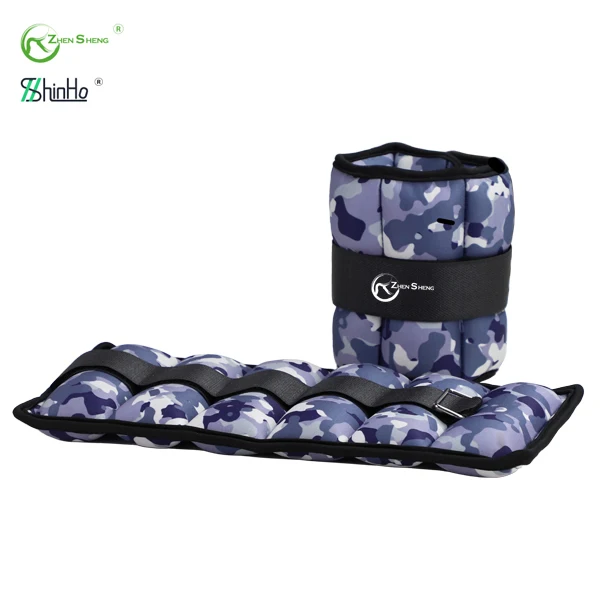 Zhensheng hot selling custom 1-10lbs ankle weights with removable adjustable weights