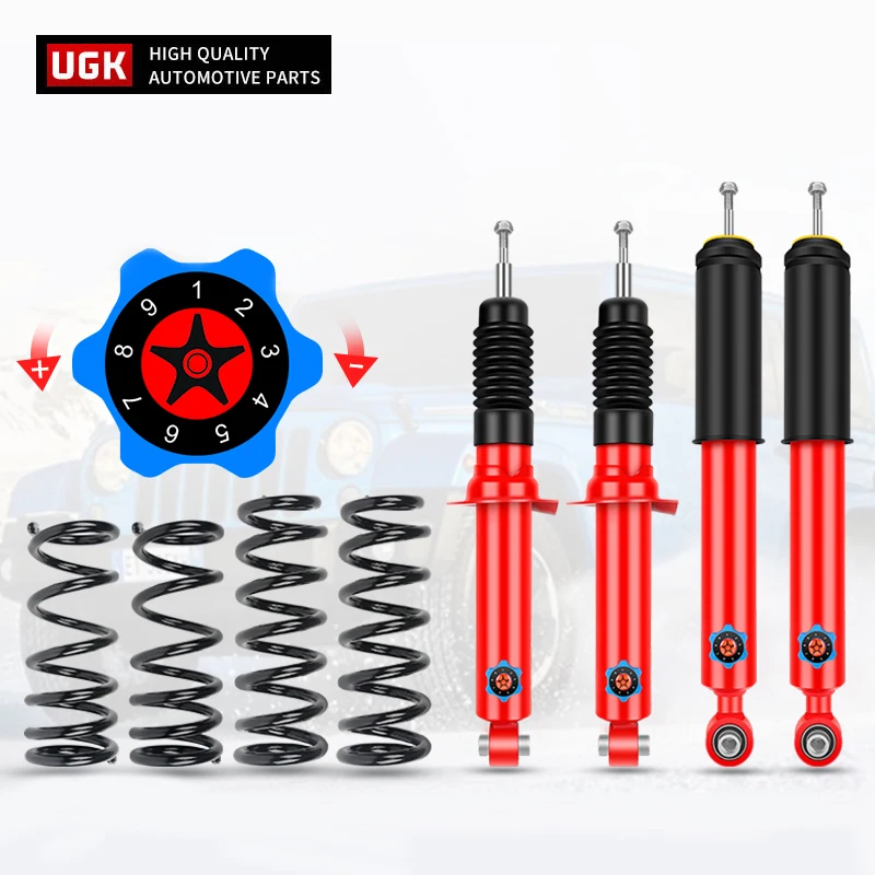 UGK 4x4 Off Road shock absorber None Adjustable Suspension Kits For Mitsubishi Pajero V73 V75 V77 V93 V95 V97