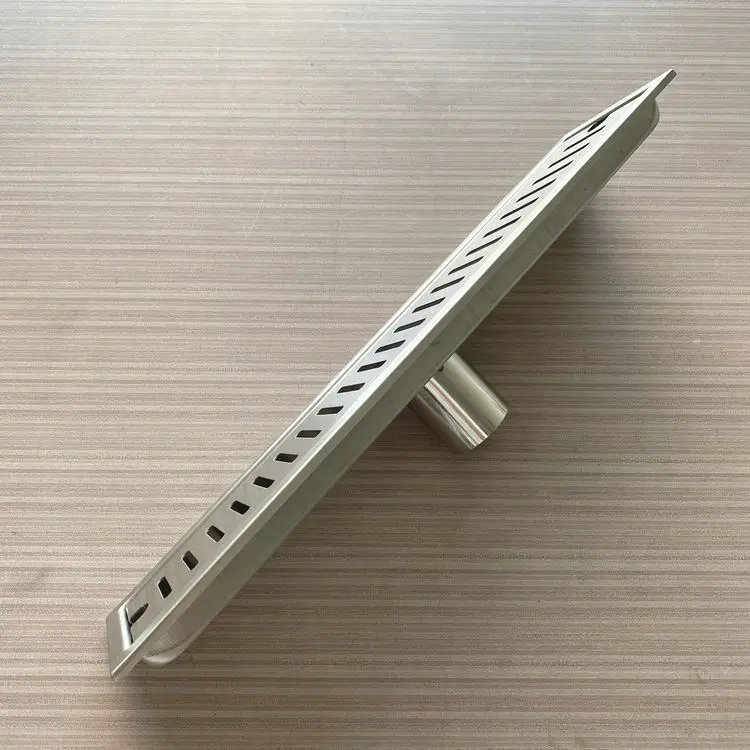 Balcony Toilet Modern Bathroom  Anti Odor Drainage Shower Long Covers Linear Stainless Steel Floor Drain