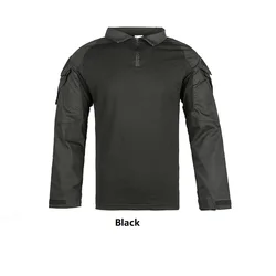 Upgrade G3 Tactical clothing  Knitted Long Sleeve Shirt Tactical Gear Men BDU Frog Breathable Combat Cop shirt