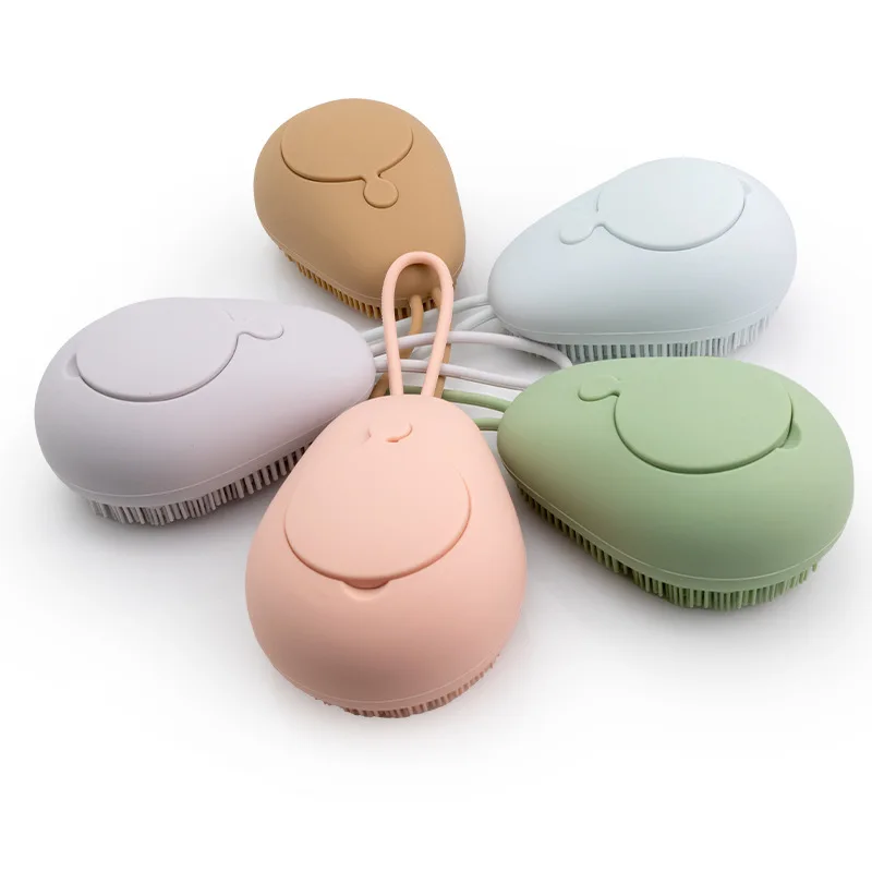 New product bath brush home soft silicone glue Bathing brush adults and children commonly rubbing bath artifacts