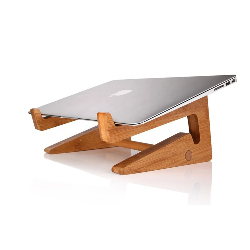 
desktop bamboo laptop holder rack wholesale 