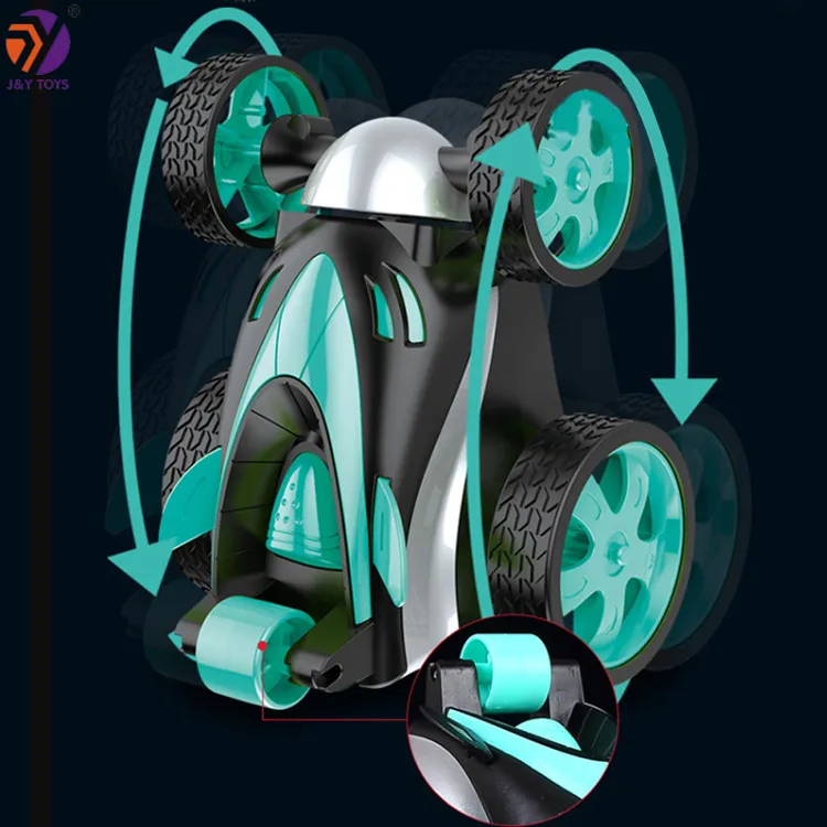 Kids favor newest standing remote control flip car toy multiple colour 1:24 radio RC stunt car