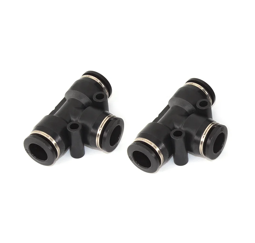 BSP plastic body pneumatic tube fittings manufacture China manufacturer,push to connect air fitting pneumat cylinder connectors