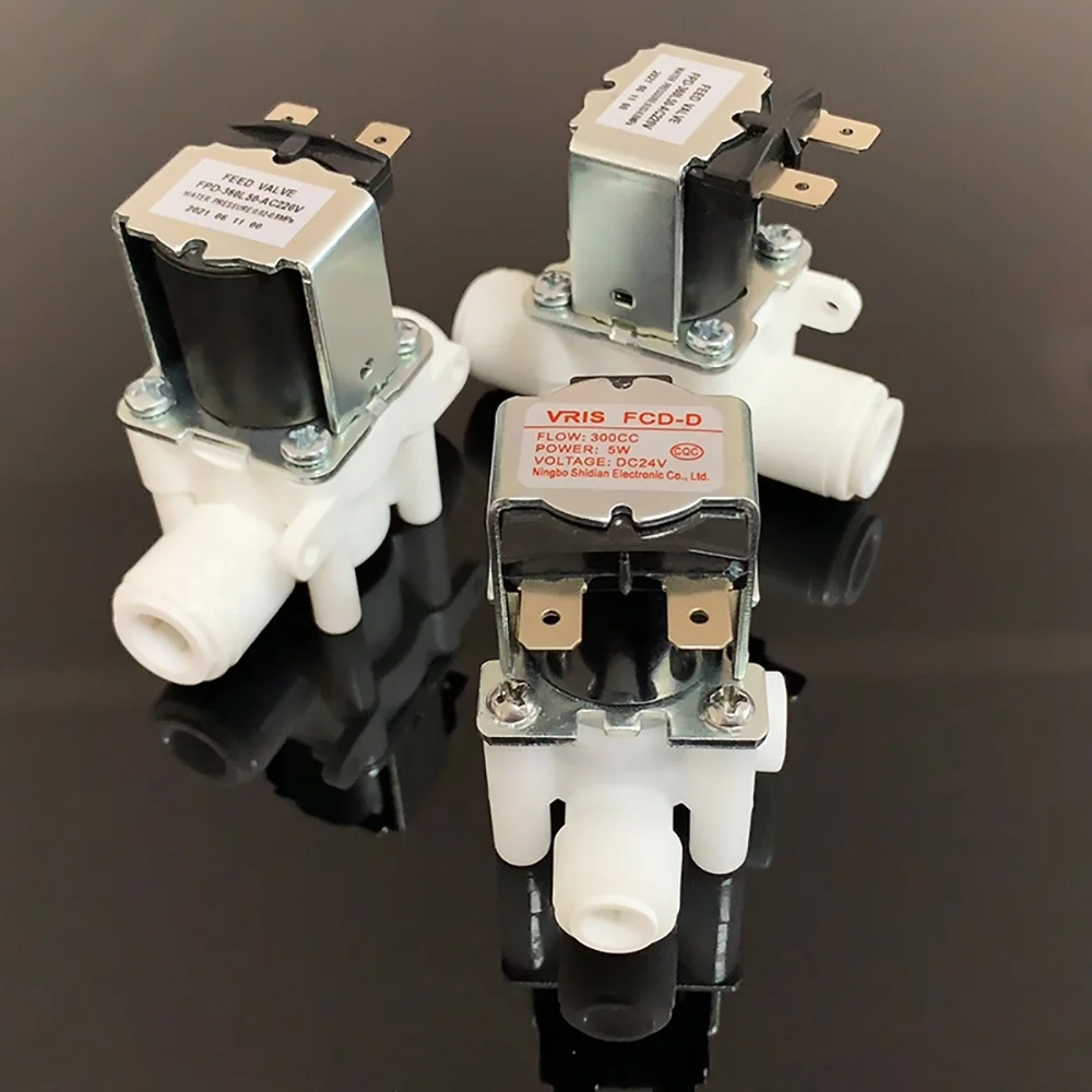 household RO reverse osmosis system 24V 110V 220V inlet solenoid valve