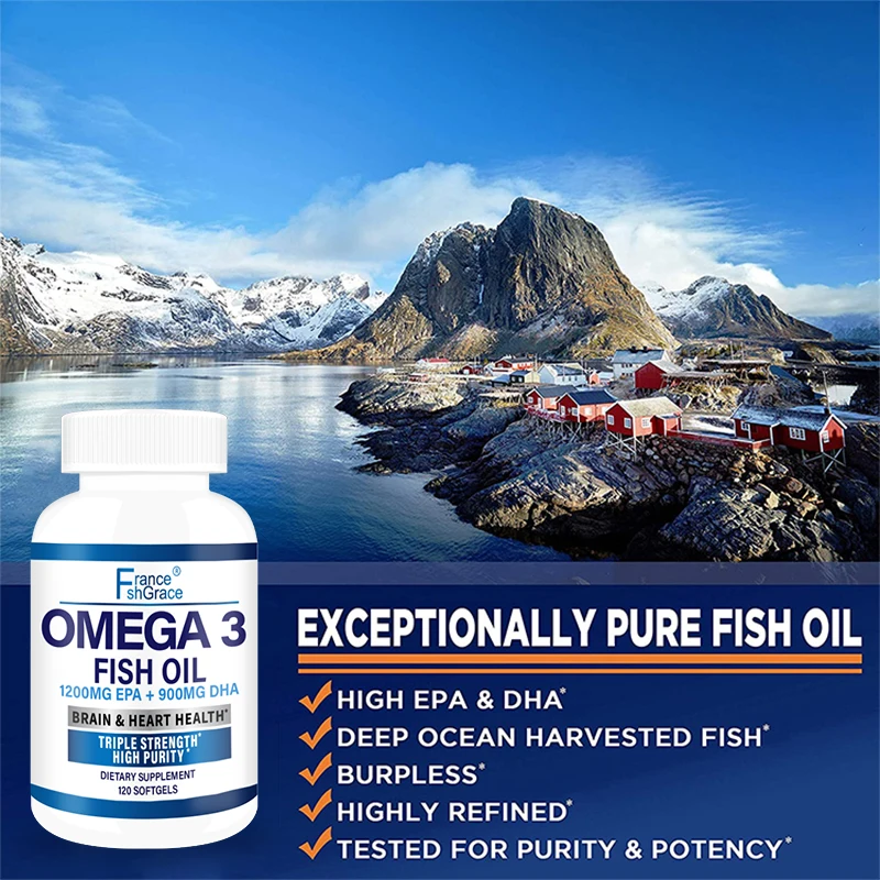 OEM ODM Omega 3 Fish Oil Softgel Capsule Customized Supplement Natural Supplement Dha Epa