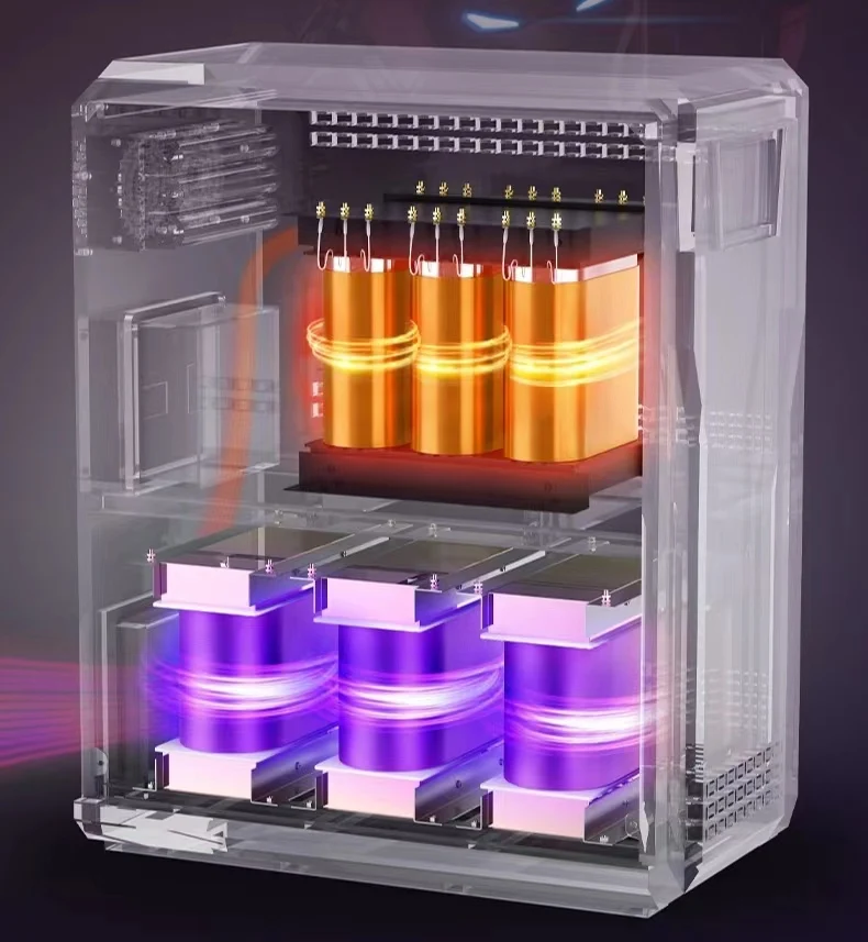 Three phase contactless voltage regulator 100kva 120kva High Power Factor 3 Phase Automatic Frequency And Voltage Regulator