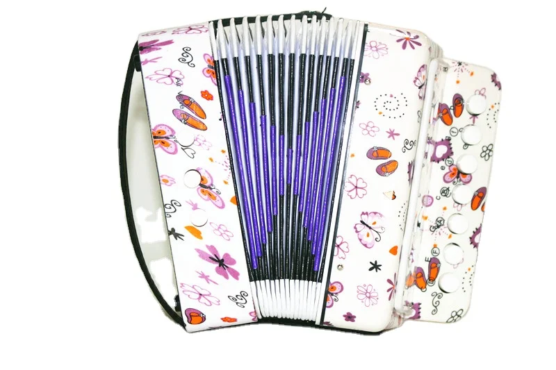 Junior children 7 key 2 bass  popular mini musical toy accordion for sale