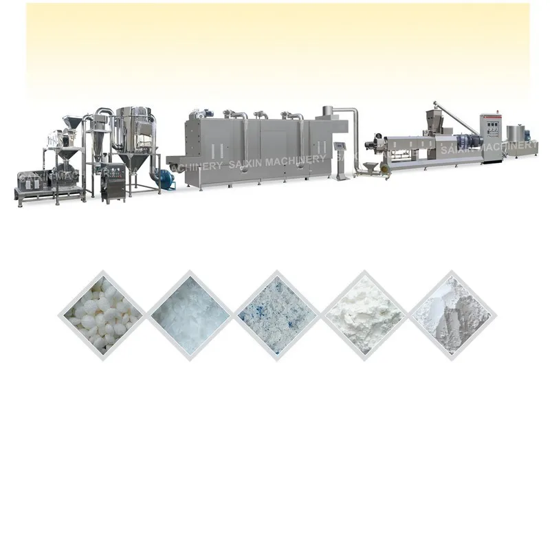 Fully automatic large output modified cassava food starch processing machine suppliers