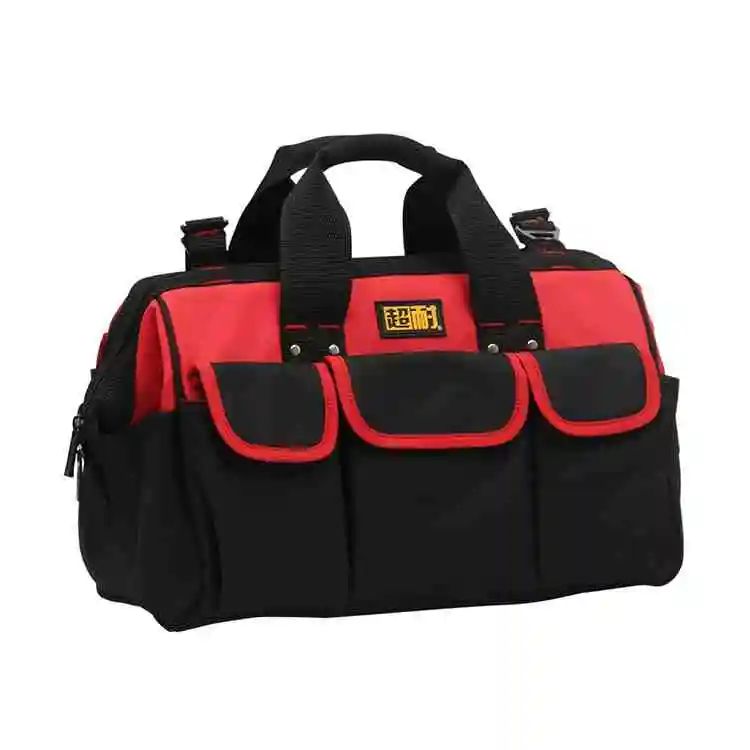 Electrician Tool Duffel Multi-pockets Portable Oxford Heavy Duty Contractor Storage Hardware Tool Bag