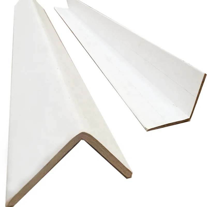 2 inch wide and 2 meters long White paper corner protector environmental packing material for fruit packaging on pallet