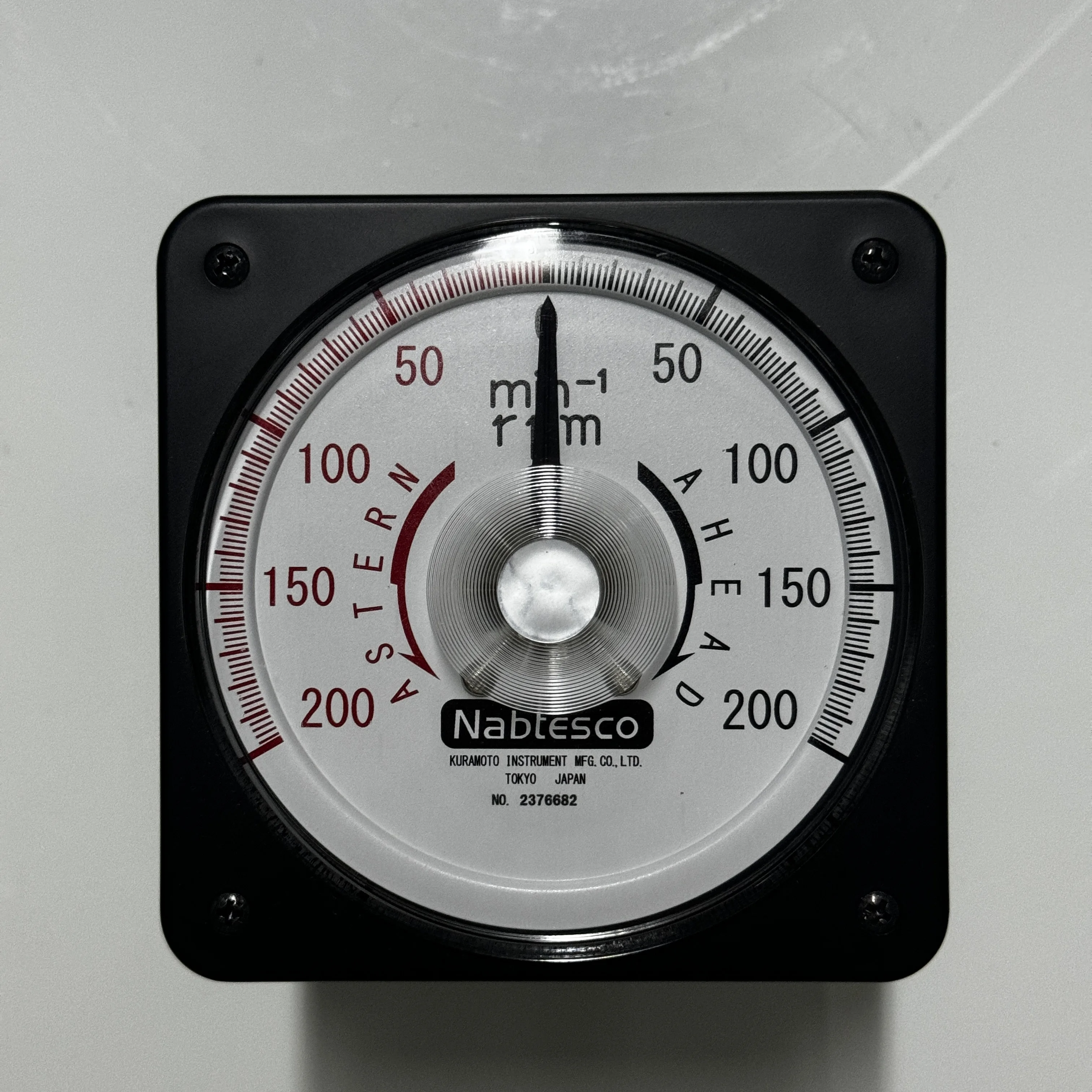 KURAMOTO INSTRUMENT 2376682 Rpm Meter