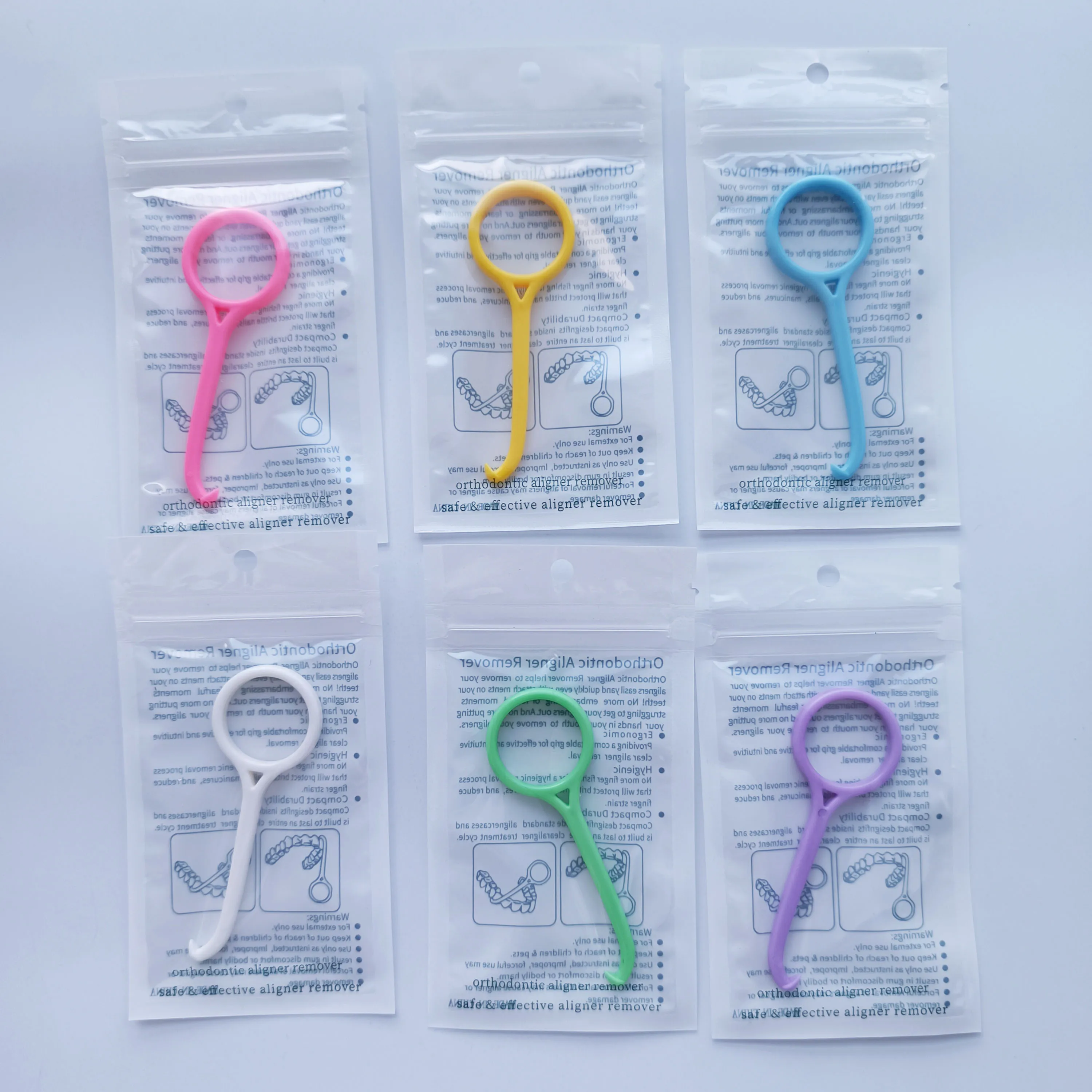 Extractor Hook Invisible Removable Braces Clear Removal Tool Braces Orthodontic clear aligner removal tool