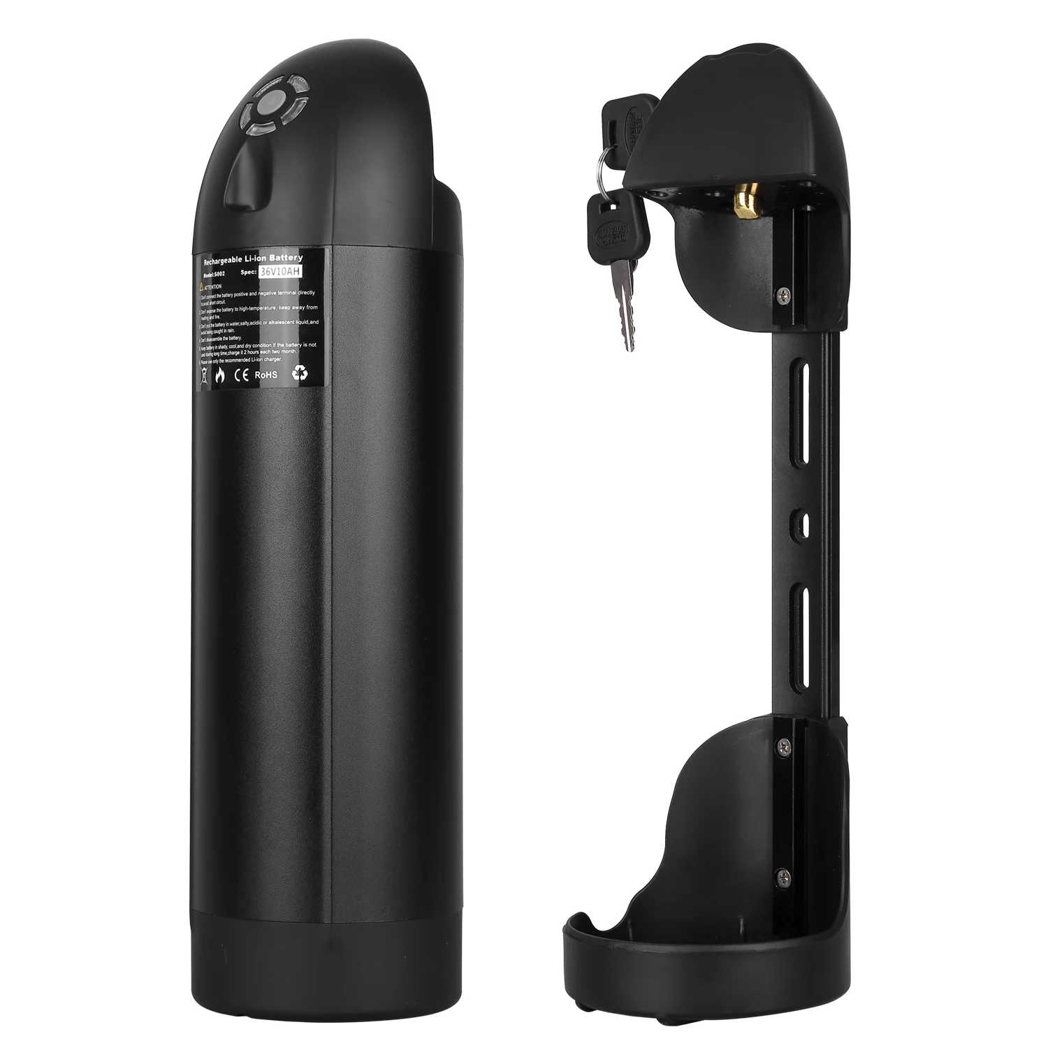 Electric Bicycle Battery 36v 10ah ebike water bottle battery