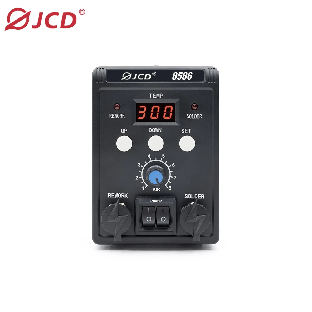 JCD 8586B6TK110V 220 В 700 Вт цифровой дисплей паяльная станция горячий воздух пистолет с SMD BGA переделочная