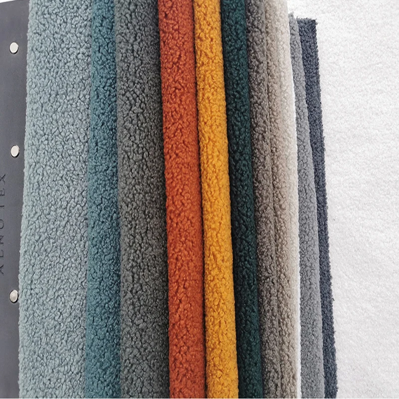 Teddy  Fur Bear Sofa Fabric Supplier Textile Fabric for Cover Upholstery Sofa