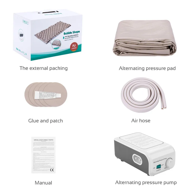 Medical Air Mattress PVC material Alternating Pressure Mattress Hospital Anti Decubitus Mattress with CE