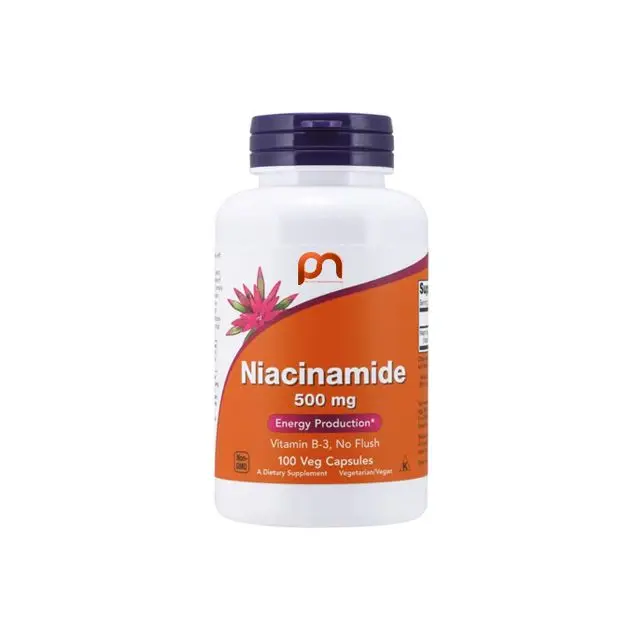 Niacinamide (Vitamin B3) 500mg Supplements - 100 Vegan Capsules, Boosts Energy Production* - Perfect for Health & Vitality