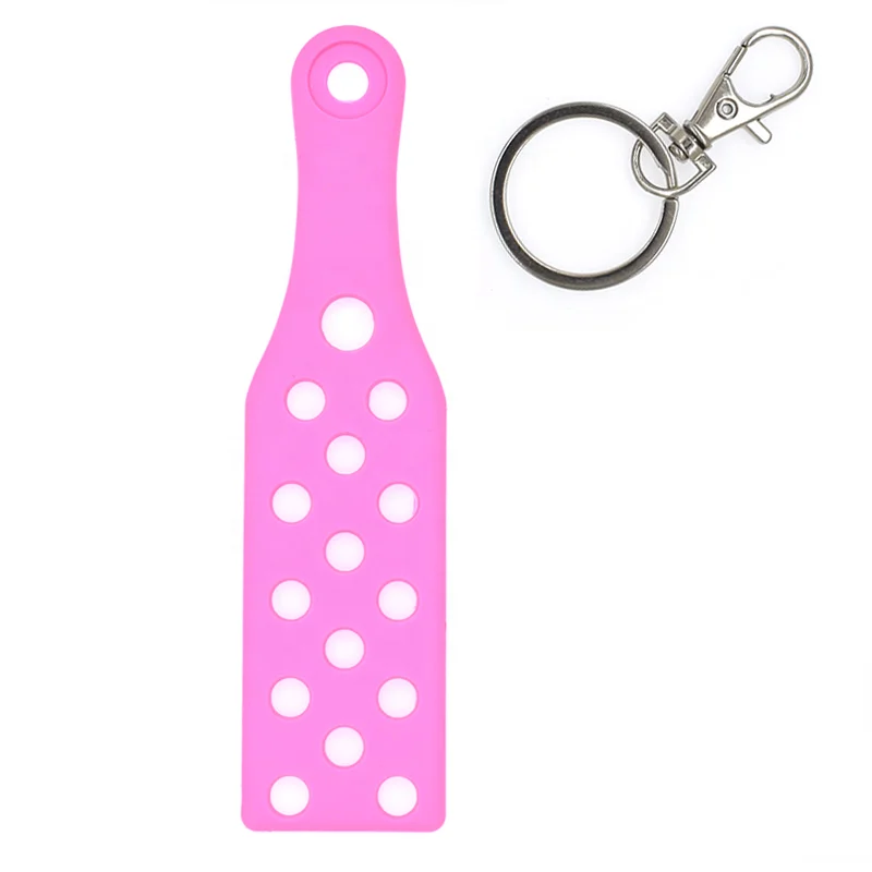 Wholesale Shoe Charm Keychains Soft PVC Silicone Keyring Holes Diy Accessories Rubber Keychain