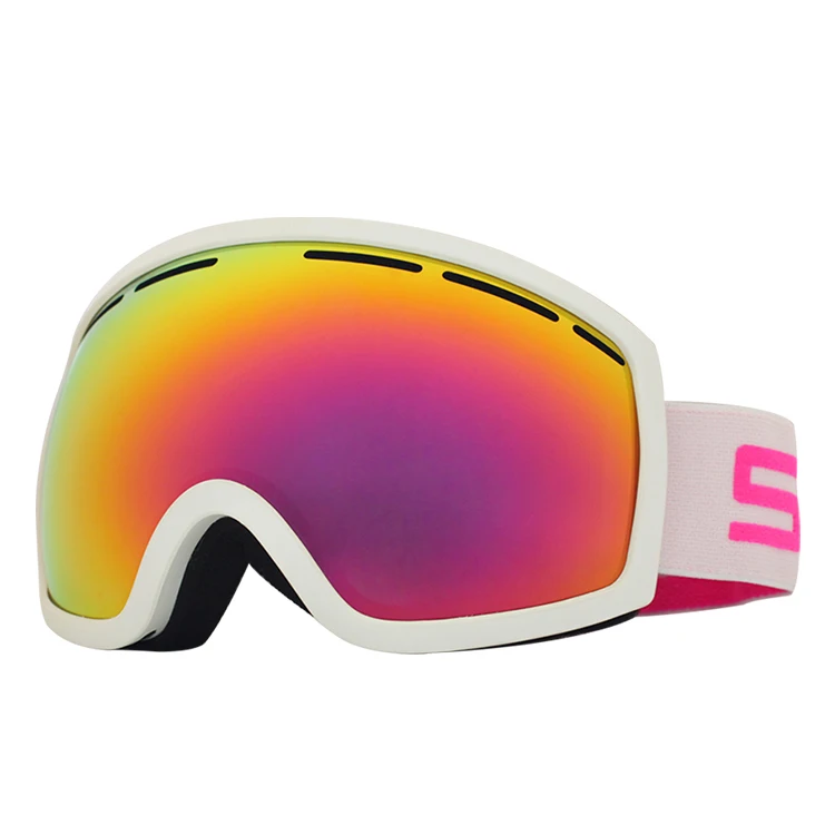 Guangdong factory price OEM adjustable elastic silicone anti-slip google glasses snow board womens ski googles
