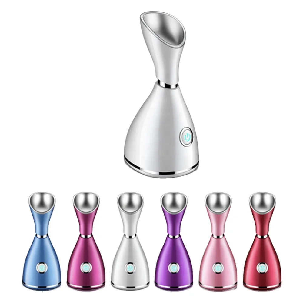 Оптовая продажа, новинка 2021, профессиональный мини портативный домашний паровой аппарат для красоты, Электрический Ионный паровой аппарат для лица Nano мистер