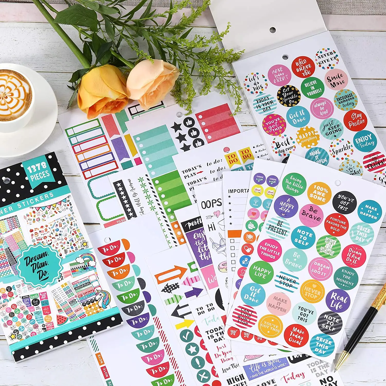 Custom Printing Monthly Weekly Planner budget Journal Decorative Paper Sticker Book