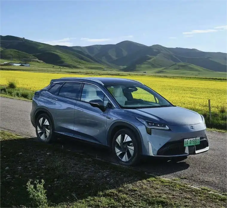 Длинный звонок 650 км Grey color GAC Aion LX plus 80 версия чистый электрический автомобиль для взрослых
