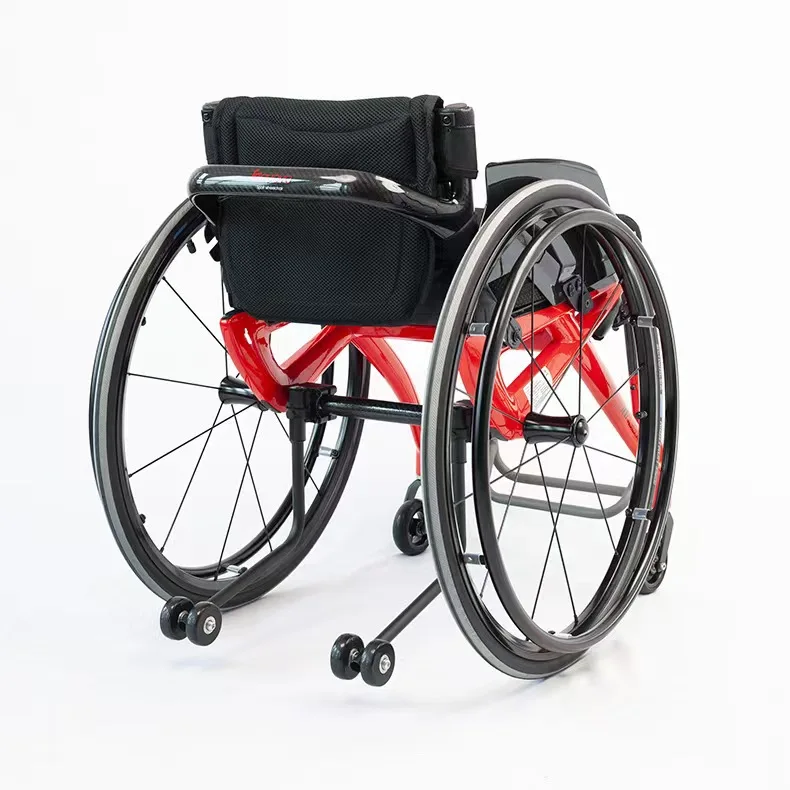 Carbon fiber sports light basketball wheelchair sports steel adult customized logo medical and health wheelchair