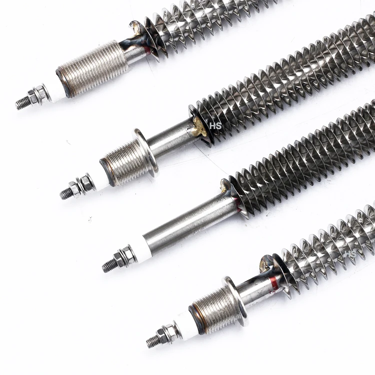 I Shape Straight Type Stainless Steel Electric Air Heating Tube Finned Tubular Heater Oven Heater