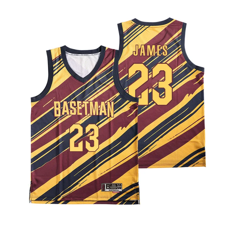 Reversible Custom Sublimation Embroidery  Fashion Design 100% Polyester Basketball  jersey
